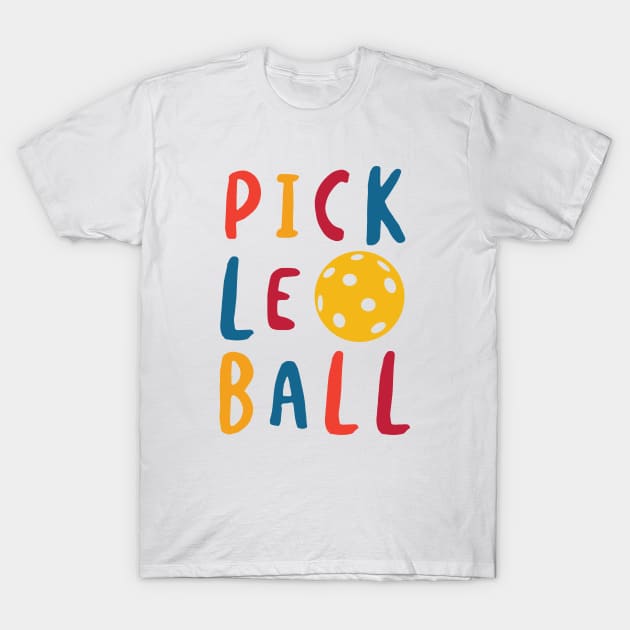 Pickleball Design for Pickleball Player T-Shirt by whyitsme